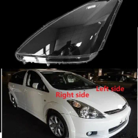 Car Headlight Cover For Toyota Wish 2003 2004 Plastic Headlamp Lens Transparent Lampshade Shell Replace The Original Glass