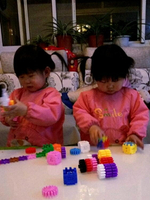 寶寶兒童益智拼裝齒輪玩具幼兒園小孩男孩拼插積木1-2-3-6周歲4歲WY