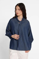 MINIMAL - Callea - Denim Blouse Pita - Blue M Blue