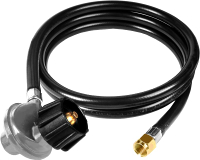 Universal Propane Hose with Regulator Gas Grill Regulator and Hose Replacement Parts for Weber Gas G