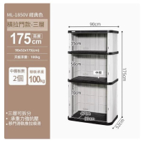 IRIS-（【三層175CM高】1850V三層可拆+隔板*3）戶外防水收納工具整理儲物櫃