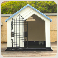 Four Seasons Universal Dog House Cage Outdoor Small Villa House Large Dog Warm Outdoor Rain and Cold Protection