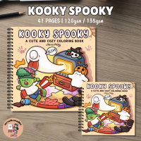 KOOKY SPOOKY Coloring Books 41pages