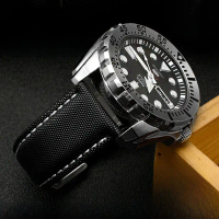 Dây đeo đồng Đồng Hồ vải Nylon dành cho nam, Tương thích với Blancpain Fifty Fathoms, Seiko 5, Subma