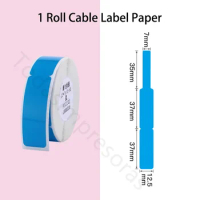 Niimbot Blue Cable Opti Fibre Label Paper for D11 D110 D101 Thermal Label Printer 12.5mm Outdoor Anti-Oil Adhesive Sticker Paper