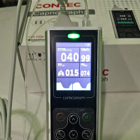 Capnograph EtCO2 dan saturasi oksigen SpO2 Contec CA10S