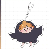 Móc khóa VOOTREE Hinata Tsukishima Bokuto Kenma Haikyuu Quạ Cú và Mèo.