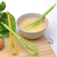 Hand Whisk Mixer For Eggs Kitchen Accessories Egg Beater Plastic Cooking Tool Cream Baking Flour Stirrer Egg Accessories