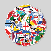 STICKER PACK WORLD MAP FLAG 2 | STICKER TUMBLER | STIKER LAPTOP KOPER