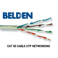 KABEL UTP LAN DATA ISI 8 METERAN MERK BELDEN USA ORIGINAL CAT5E CAT 5 Best Product
