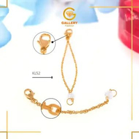 EXTENSION EMAS 16K 8K 6K PANJANG 5CM EXTENSION GELANG EXTENSION KALUNG KL51 KL52 Model 1 (8K)