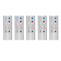 5X Replacement Remote Control Suitable For Dyson AM09 HP00 HP01 Air Purifier Leafless Fan Remote Control Silver