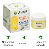 Gel Garnier Bright Complete Vitamin C giúp dưỡng ẩm, làm sáng da