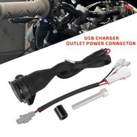 2024 MT-25 MT-03 Dual USB 12V Charger 3.0 Quick Charge For Yamaha MT03 MT25 2021-2023 Auxiliary Outl