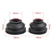 4pcs Universal Rubber Ball Joint Dust Boot Cover Track Rod End Set Kit Prolongs Tire Life Universal Car Parts