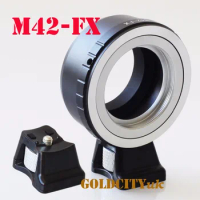 M42 42mm lens adapter ring to Fujifilm fuji FX X X-E2/X-E1/X-Pro1/X-M1/X-A2/X-A1/X-T1 xpro2 camera with tripod