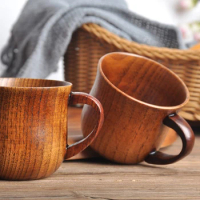 Characteristic solid wood jujube wood cup solid wood water cup tea cup trumpet cup