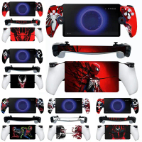 Pelekat Kulit Portal Ps, Tema Spider Man Marvel, Kulit Perlindungan, Untuk Sony Ps5 Portal, Anti-Cal