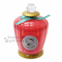 小禮堂 Hello Kitty 造型壓克力拿蓋收納罐《紅.抱草莓》糖果罐.置物罐.飾品罐