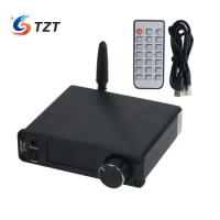 TZT BRZHIFI BT-30 BT5.1 Bluetooth Receiver USB DAC ES9038 Audio Decoder (Black/Silver) for LDAC APTX-HD