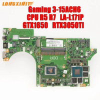 LA-L171P For Lenovo ideapad Gaming 3-15ACH6 15.6 inch Laptop Motherboard with R5-4600H R7-4800H CPU.GTX1650 RTX3050Ti