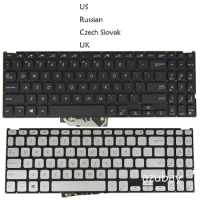 New Laptop Keyboard For Asus X509 X509FA X509FJ X509D X509DA M509D M509DL 0KNB0-560MRU00 US Russian UK Czech Slovak, Backlit /No