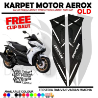 Karpet Motor Yamaha Aerox 155 Old Bahan Karet Premium Variasi Aerox Pijakan Kaki Motor Aerox Old