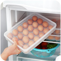 冰箱雞蛋盒家用保鮮儲物盒子廚房裝雞蛋架托放雞蛋的收納神器