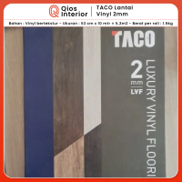 TACO Vinyl Lantai Flooring Plank Klik Motif Kayu Tebal 2mm