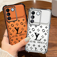 Mobile Phone Case Compatible with VIVO V27 5G, Premium Business Style, Modern Minimalist Design, Cra