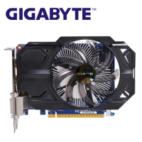 GIGABYTE GTX 750Ti 2GB D5 Graphics Cards GTX 750TI GV-N75TD5-2GI 128Bit GDDR5 Video Card for nVIDIA Geforce GTX750 Hdmi Dvi Used