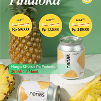 Minuman Nanas Kaleng Pinaloka 250ml