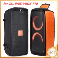 Waterproof Carrying Case Oxford Cloth Storage Bag Organizer with Handle Carrying Storage Bags Double Zipper for JBL PARTYBOX 710