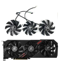 85MM 75MM New 4Pin iGame RTX2070 SUPER RTX2060 Cooling Fan For Colorful GeForce GTX 1660 SUPER Ultra RTX 2060 Ultra GPU Fan