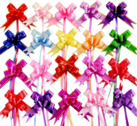 10pcs Ribbon Flower 34x1.8cm (Pull Ribbon)