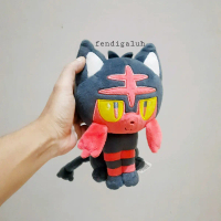 Boneka Pokemon Litten Original Size 22 Cm/ Boneka Pokemon/ Pokemon