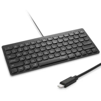 Kensington Simple Solution Wired Compact Keyboard with USB-C/Lightning Connector K75506/K75505