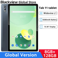 【World Premiere】Blackview Tab 11 Tablet Pad 10.36" 2K Display 8GB RAM 128GB ROM Octa Core Android 11 Widevine L1 6580mAh Battery