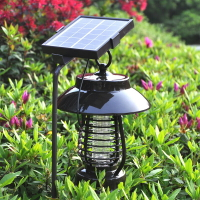 太陽能燈室外庭院照明燈家用充電滅蚊兩用燈防水太陽能滅蚊燈