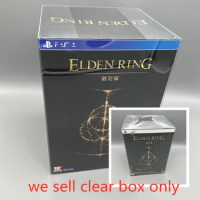 PET Box Protector For Elden Ring Transparent Collect Boxes For PlayStation 4 PS4 PlayStation 5 PS5 Game Shell Clear Display Case
