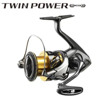 2020 NEW Original SHIMANO Twin Power TWINPOWER Spinning Fishing reel 9BB+one roller clutch HAGANE Body