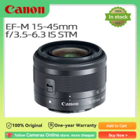 Canon 15-45mm Lens Canon EF-M 15-45mm f/3.5-6.3 IS STM lens For Canon M1 M2 M3 M5 M6 M10 M50 M100 camera