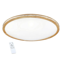 【大巨光】典雅風LED 57W 吸頂燈-中_LED(LW-12-2263 附遙控器 可調光 調色 牆壁開關可壁切三段)