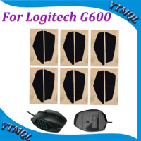 2-10Set Mouse Feet Skates Pads For Logitech G600 wireless Mouse White Black Anti skid sticker replacement connector