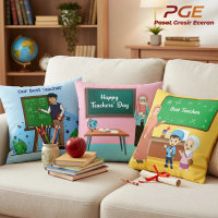 Sesuai FOTO Tanpa Tambahan Nama Bantal Hari Guru Happy Teacher Day Souvenir Kado Kenang Kenangan Gur