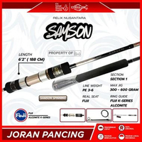 JORAN RELIX NUSANTARA SAMSON | PE 3-6 | JORAN SLOW JIGGING SP | JORAN JIGGING