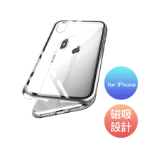 【出清特價】OZAKI 磁吸式 iPhone X/XS/XR/MAX 9H玻璃保護殼｜抖音同款