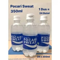 Minuman Isotonil Pengganti Ion Tubuh Pocari Sweat Botol Kecil 350ml 1 Dus - 24 Botol