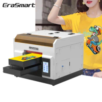 Flat Surface Textile Flatbed Printer DTG Digital Fabric Printing Machine For T Shirt