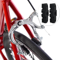 8Pcs Bike Rubber Brake Shoes Brake Pad Replacement Cushions for Bike Rims Use